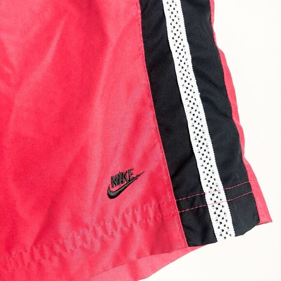 Nike Club Striped Pink Athletic Basic Shorts Medium Womens Active Athletic - Picture 5 of 7